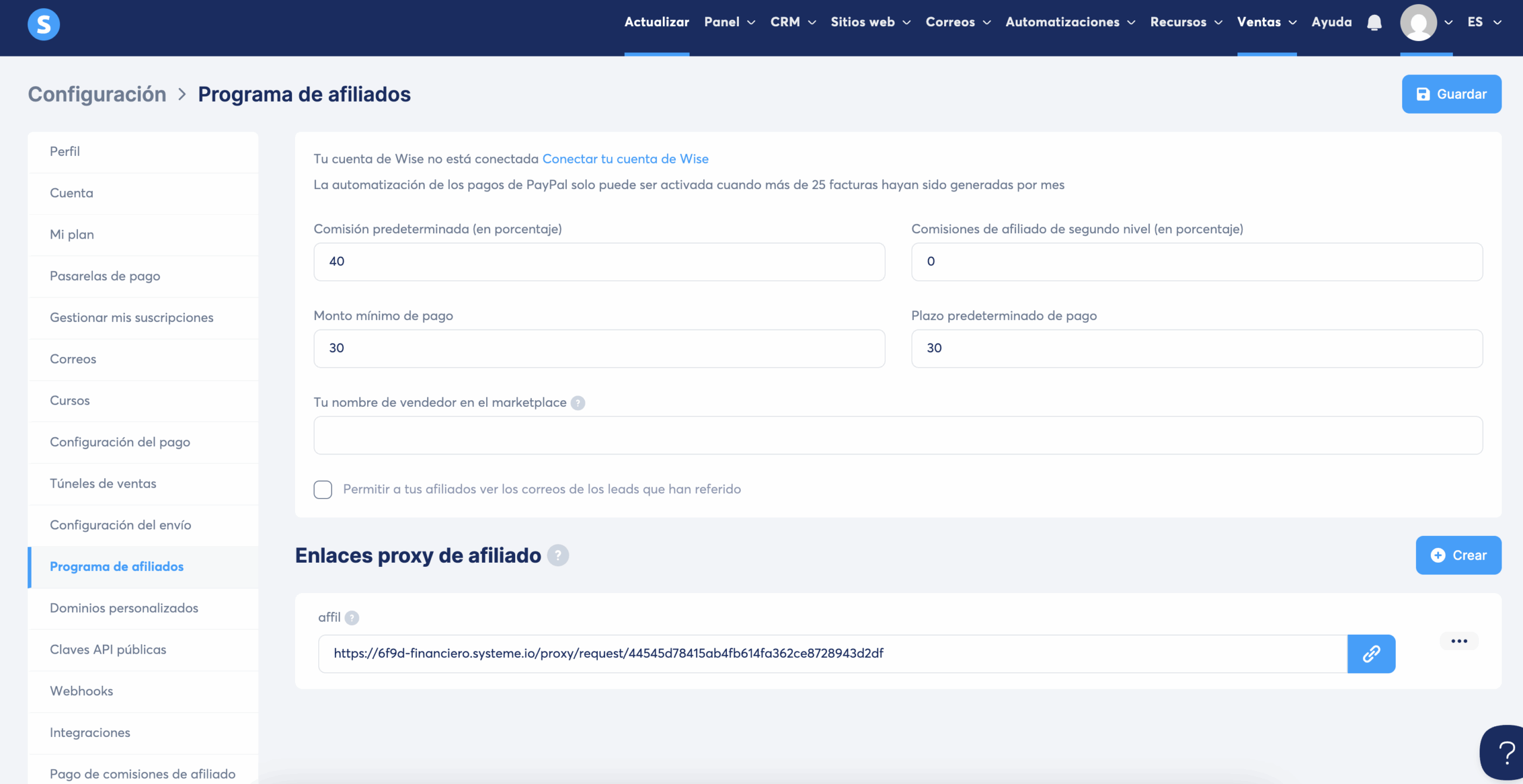 affiliados systemio